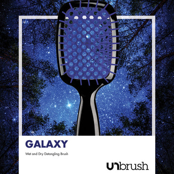 UNbrush Detangling Hair Brush - Galaxy Blue