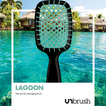 UNbrush Detangling Hair Brush - Lagoon