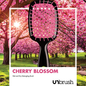 UNbrush Detangling Hair Brush - Cherry Blossom