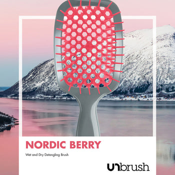 UNbrush Detangling Hair Brush - Nordic Berry